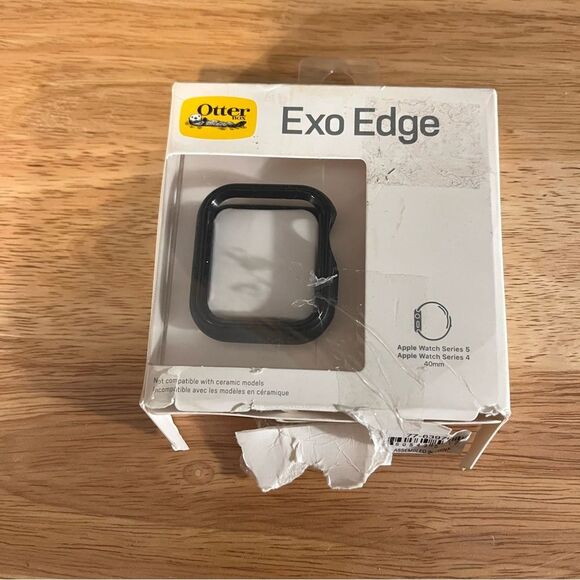 Otterbox Black Exo Edge Apple Watch Protector Size 40MM - Picture 1 of 6